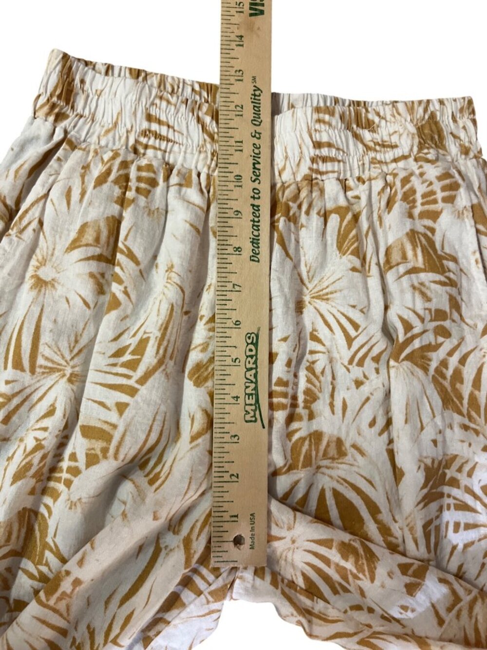 Panama Jack Linen Blend Pants Womens S Tropical Pull On Beach Used - Picture 12 of 16
